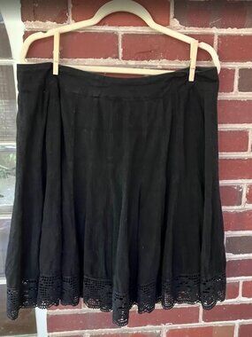 Black French Boho skirt